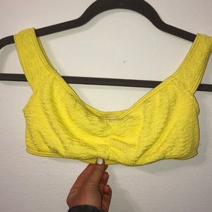 NWOT LSPACE OFF THE SHOULDER BIKINI TOP